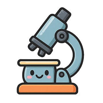Artwork thumbnail, Smiling Microscope by JustStickersCo