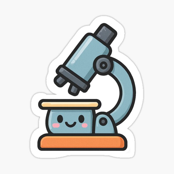 Item preview, Smiling Microscope designed and sold by JustStickersCo.