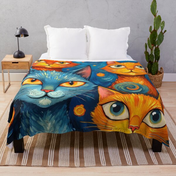Item preview, Starry-Eyed Cats – Whiskers in the Cosmos designed and sold by Purrfect Mischief.