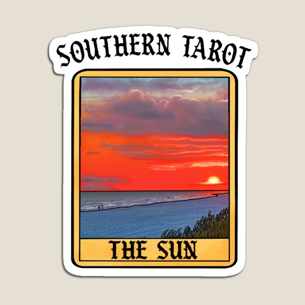 Item preview, The Suns Southern Tarot Card (Black Text) designed and sold by Southern Tarot.