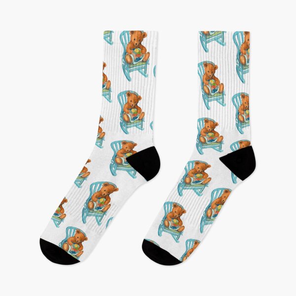 Item preview, Cozy Bear in Rocking Chair designed and sold by Storybook-Illustrations.