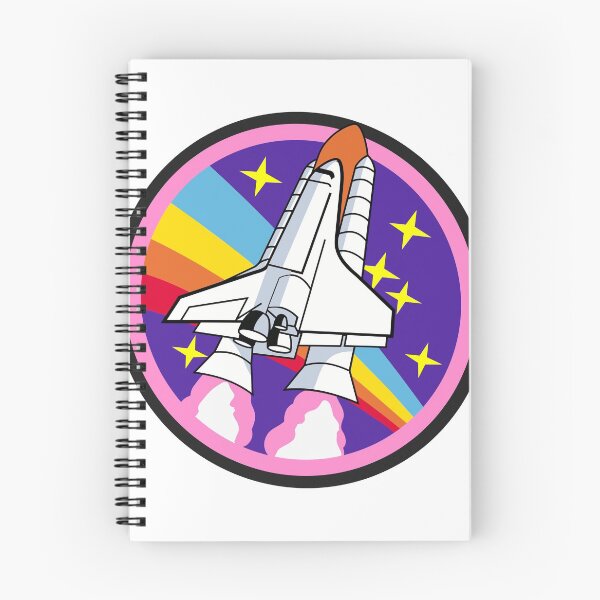 Item preview, badge patch pink rainbow rocket designed and sold by fariz yuhdi.