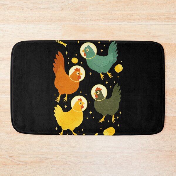 Item preview, Outer Space Chickens Floating designed and sold by AnotherFemaleHuman.
