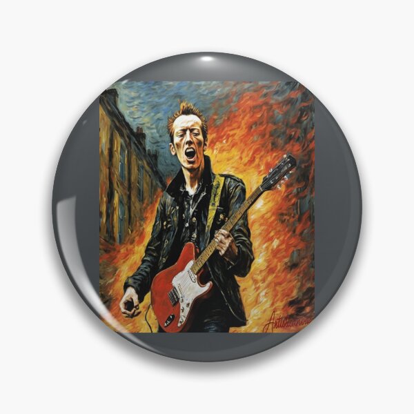 Item preview, "Joe Strummer: The Urban Prophet of Punk Revolution" designed and sold by Artisticanvas.