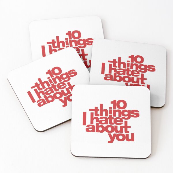 Item preview,  10 things I hate about you sticker case designed and sold by martirush.