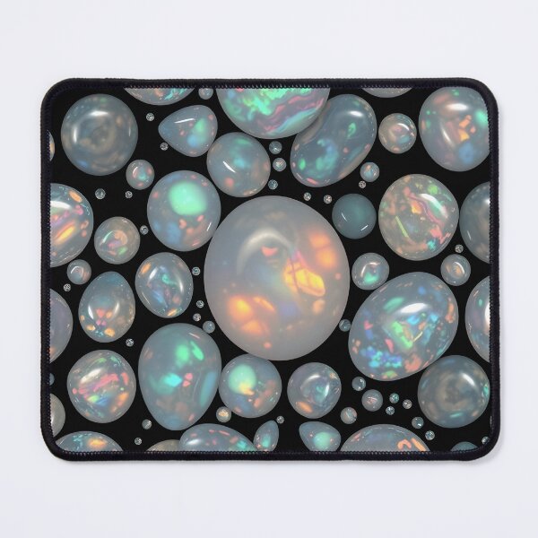 Item preview, Opal Gemstone Pattern – Iridescent Crystal Sphere Design for Jewelry Lovers, Home Decor, and Accessories designed and sold by SurfaceCraft Studio.