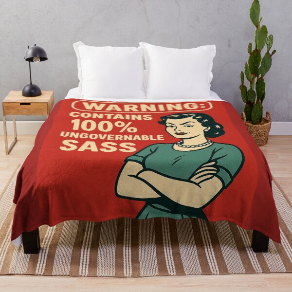 Item preview, WARNING: CONTAINS 100% UNGOVERNABLE SASS. designed and sold by WheelieGdArt.