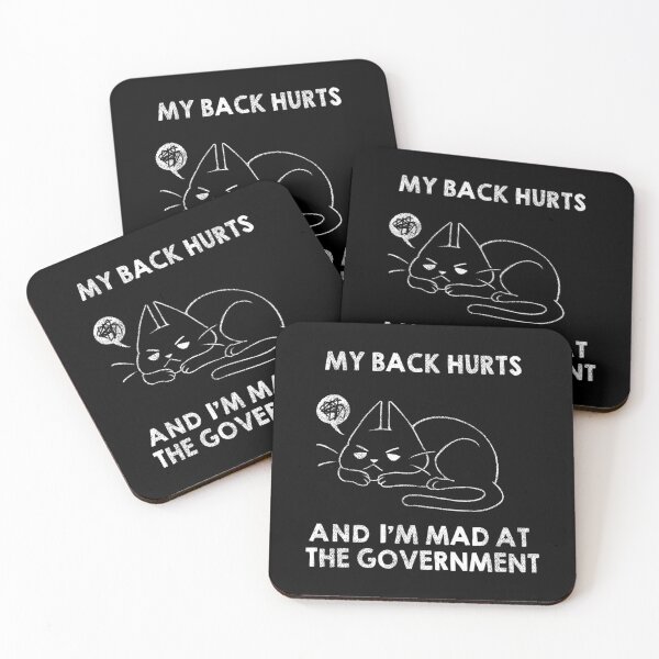 Item preview, My Back Hurts And I'm Mad at The Government by Tobe Fonseca designed and sold by Tobe Fonseca®.