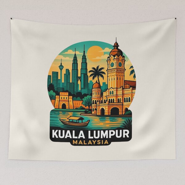 Item preview, Kuala Lumpur, Malaysia - Petronas Towers designed and sold by Myra365Art.