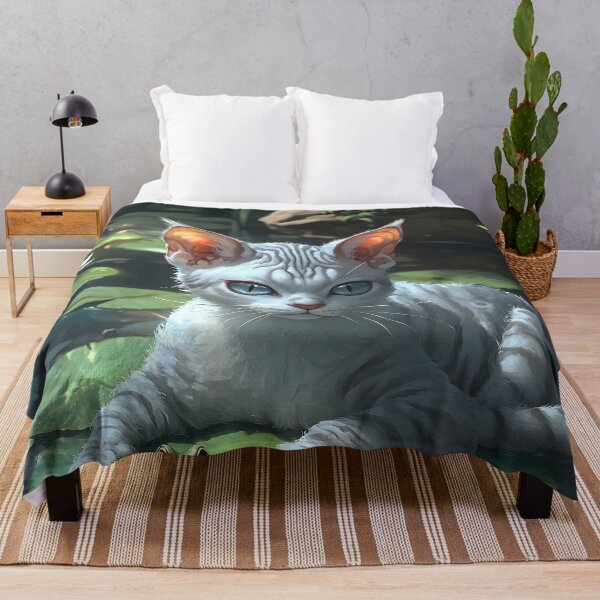 Item preview, Animal Cute Pond White Cat On Lily Pad With Frog Amid Water Garden Bloom designed and sold by B5fivemerch.