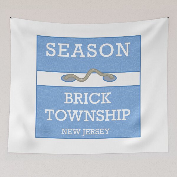 Artikelvorschau, Brick Township New Jersey Strandabzeichen entworfen und verkauft von Having Some Fun.