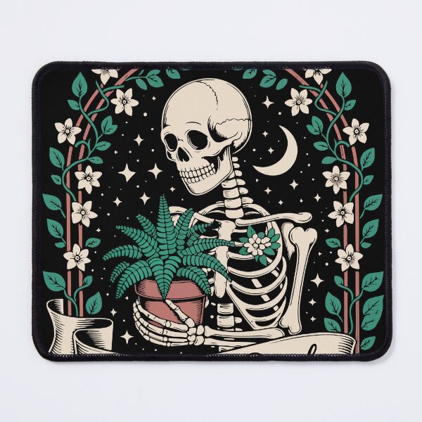 Item preview, Plants Not People Skull Art - Boho Plant Lover Design designed and sold by Deathbeds Clothing.