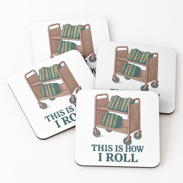 Item preview, Funny Librarian - This is How I Roll - A Library Cart designed and sold by EstelleStar.
