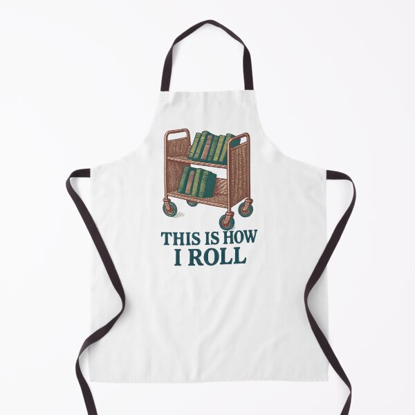 Item preview, Funny Librarian - This is How I Roll - A Library Cart designed and sold by EstelleStar.