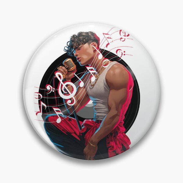 Item preview, Muscular Singer with Vintage Mic designed and sold by pkvorakorn.