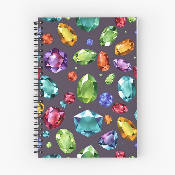 Item preview, Colorful Gemstone Pattern – Vibrant Jewel Design for Jewelry Lovers, Home Decor, and Fashion Accessories designed and sold by SurfaceCraft Studio.
