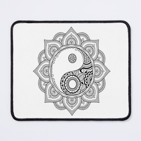 Artikelvorschau, Ying Yang Rangoli entworfen und verkauft von Staze-Fashion.