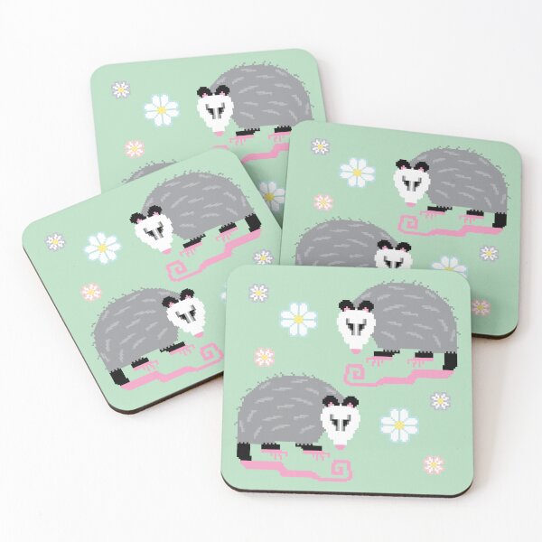 Item preview, Pixel Opossums designed and sold by Hannah Dowell.