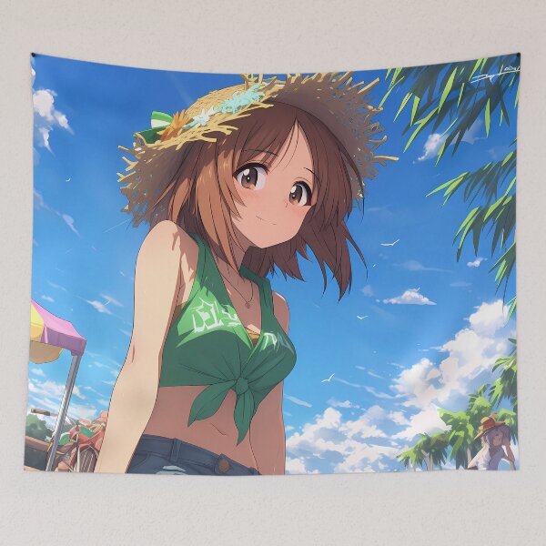 Item preview, Miho Nishizumi Girls und Panzer Anime Summer Beach Vibes designed and sold by B5fivemerch.