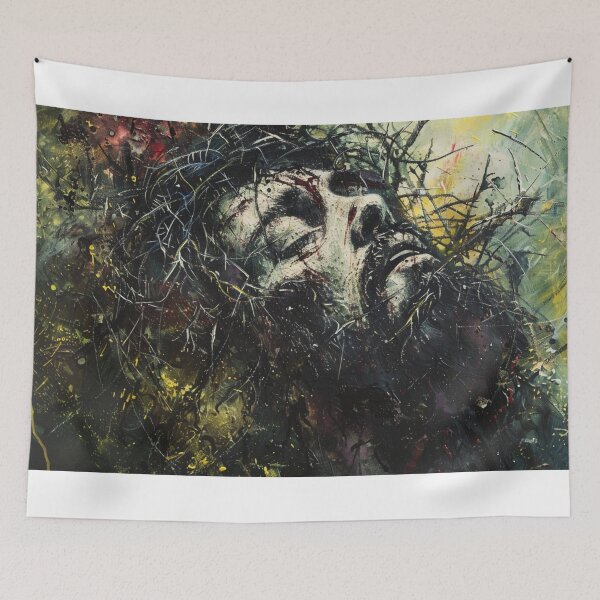Item preview, Jesus looking up to heaven designed and sold by Christian Apparel, Decor and More.