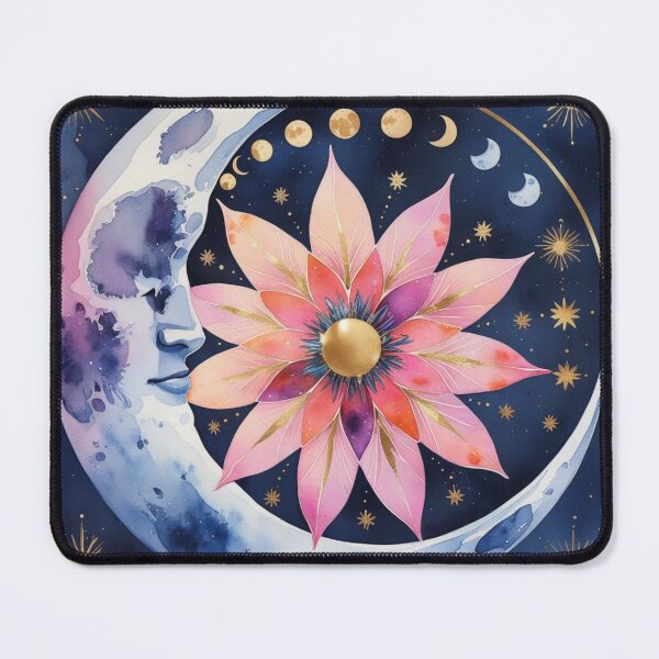Item preview, Lunar Bloom: Starflower Mandala designed and sold by Vibrant Threads.
