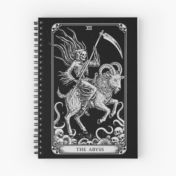 Item preview, The Abyss Tarot Card - Dark Occult Skull Art designed and sold by Deathbeds Clothing.