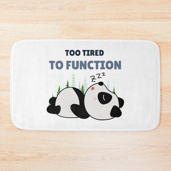 Item preview, Lazy Panda Lying Down in Forest Scene designed and sold by yuki-hana.