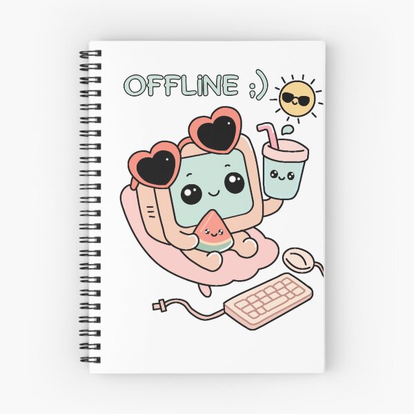 Item preview, Offline | manga | cute kawaii | pixel art  designed and sold by NoobyDraw.