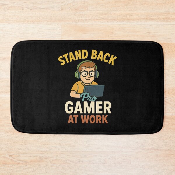 Item preview, STAND BACK Pro Gamer At Work designed and sold by ContTraders.