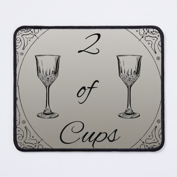 Item preview, 2 of Cups Tarot designed and sold by Laughing Moon Giftables.
