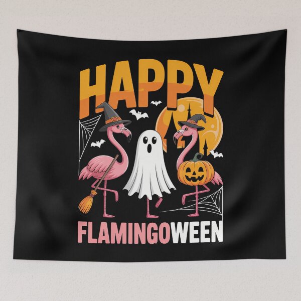 Item preview, Halloween Cute Flamingo designed and sold by DoorwayThreads.