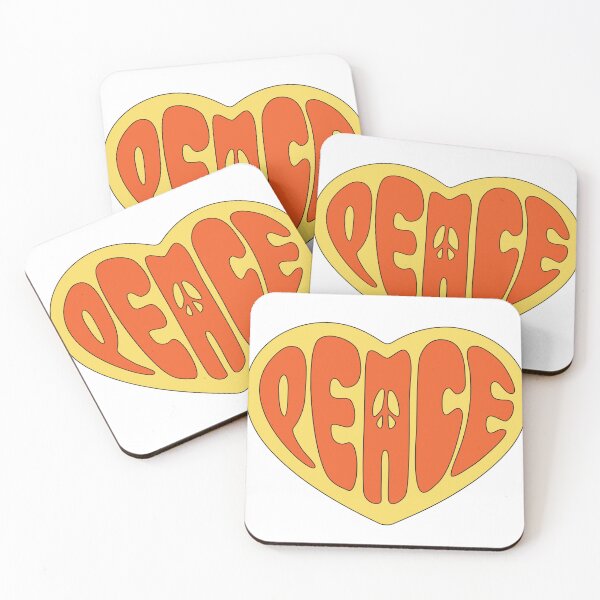 Item preview, Retro Heart Peace – Groovy 70s Hippie Vibe Design designed and sold by NorthernMan10.