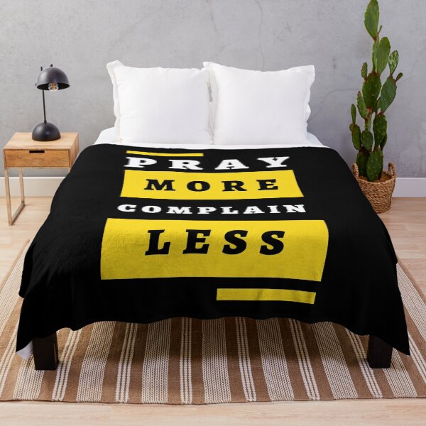 Item preview, Pray More Complain Less designed and sold by Tomson Trends.