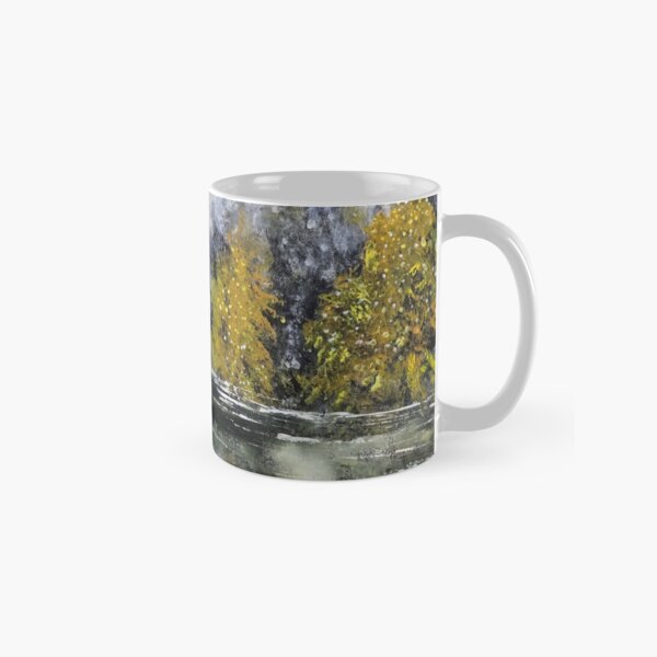 Item preview, Birch trees by pond original painting by Jack Cary designed and sold by jackcaryartshop.