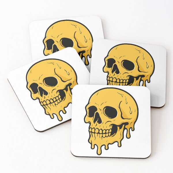 Item preview, Golden Skull – Bold Minimalist Grunge Design designed and sold by NoRestDesigns.
