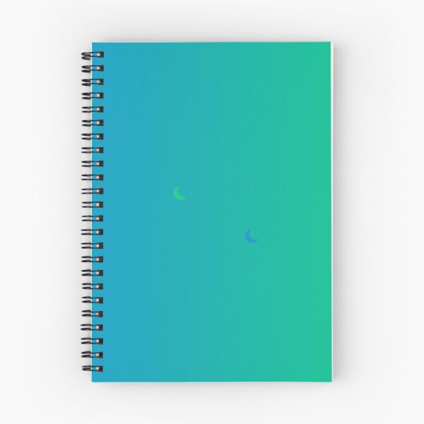 Item preview, Green & Blue Crescent Moons Gradient Sky designed and sold by ShaunSandhu.