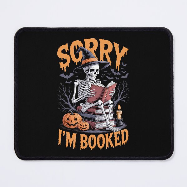 Item preview, Halloween Reading Book Lovers Bookish designed and sold by DoorwayThreads.