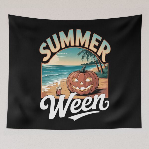 Item preview, Halloween Spooky Aesthetic Summer Beach designed and sold by DoorwayThreads.