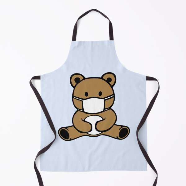 Item preview, Teddy Bear Face Mask Pandemic Flu Health Protection Ill designed and sold by shirt-o-mat.