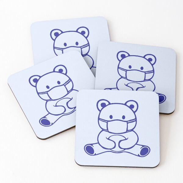 Item preview, Teddy Bear Face Mask Pandemic Flu Health Protection Ill designed and sold by shirt-o-mat.