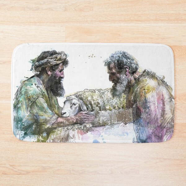 Item preview, Jacob deceiving his father Isaac Genesis 27 designed and sold by Christian Apparel, Decor and More.