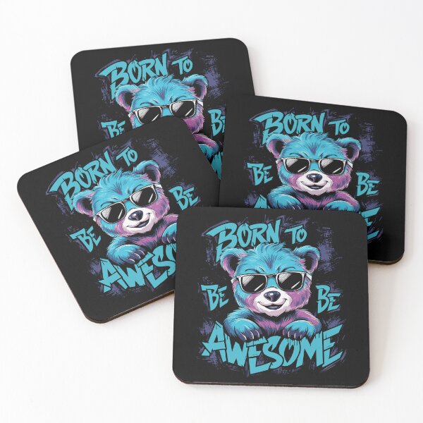 Item preview, Born to be Awesome - Bear designed and sold by DesignsbyChino.