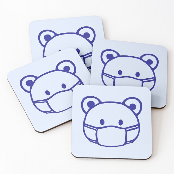 Item preview, Teddy Bear Face Mask Pandemic Flu Health Protection Ill designed and sold by shirt-o-mat.