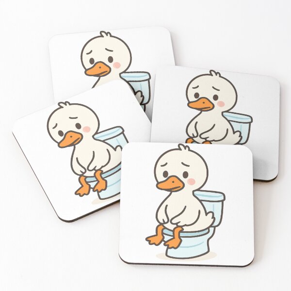 Item preview, Silly goose in the toilet designed and sold by PattysNco.