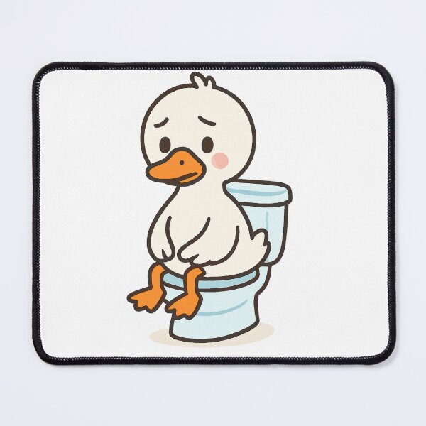 Item preview, Silly goose in the toilet designed and sold by PattysNco.
