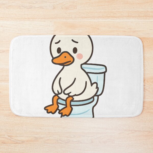 Item preview, Silly goose in the toilet designed and sold by PattysNco.