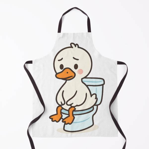 Item preview, Silly goose in the toilet designed and sold by PattysNco.