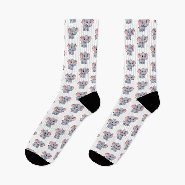 Item preview, Cute Baby Elephant Cartoon With Big Eyes designed and sold by LightArt25.