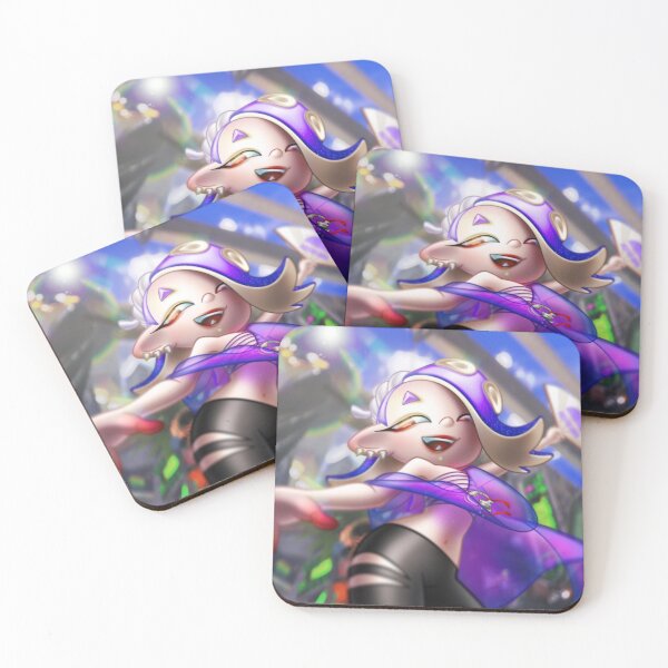 Item preview, Purple octopus girl designed and sold by kaypanicarts.