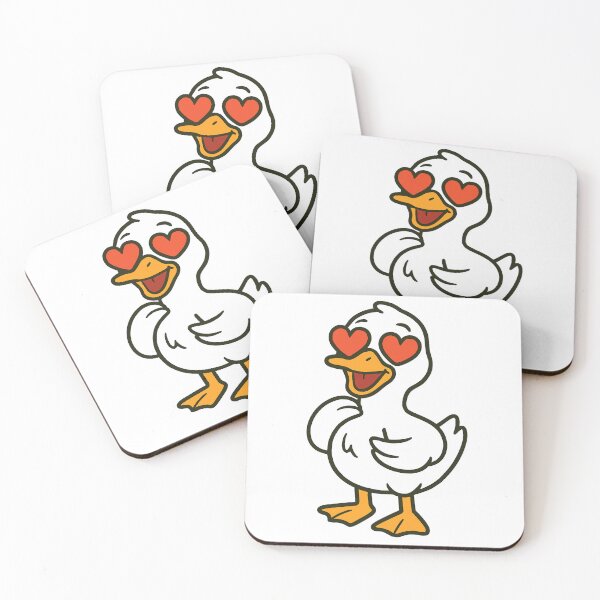 Item preview, silly goose with heart eyes designed and sold by PattysNco.